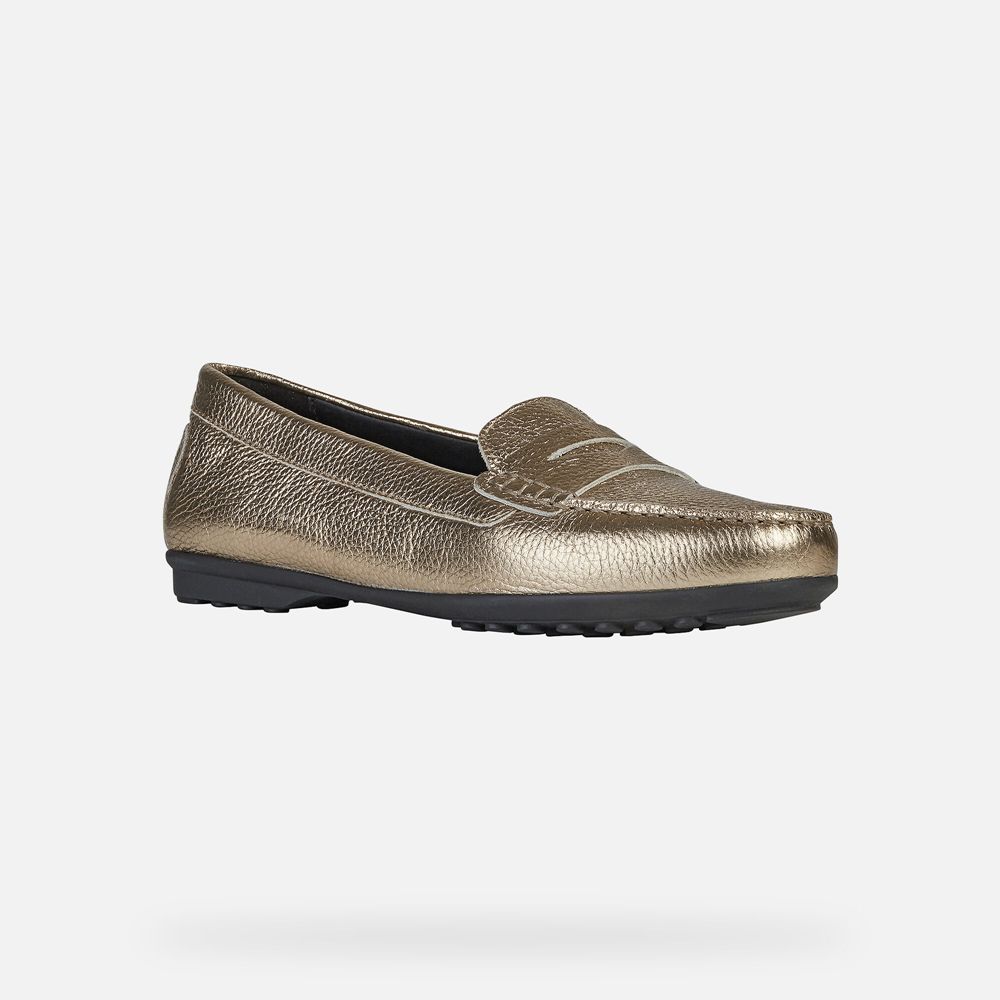 Mocassin Geox Elidia - Doré - Femme 146507-VHT